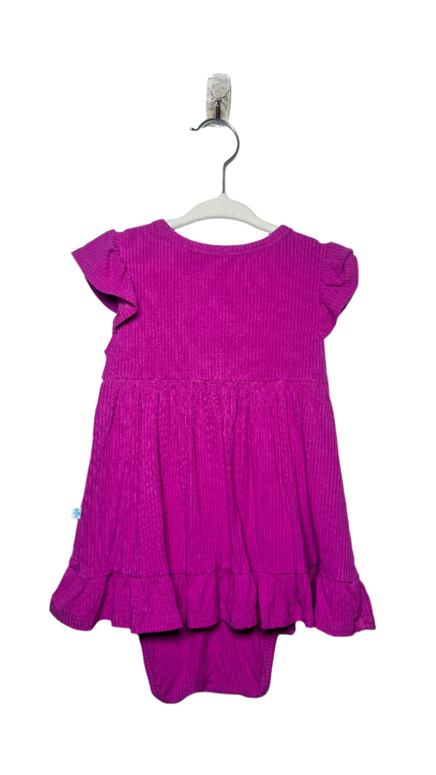 Posh Peanut Fuchsia Bamboo Dress 18-24 months